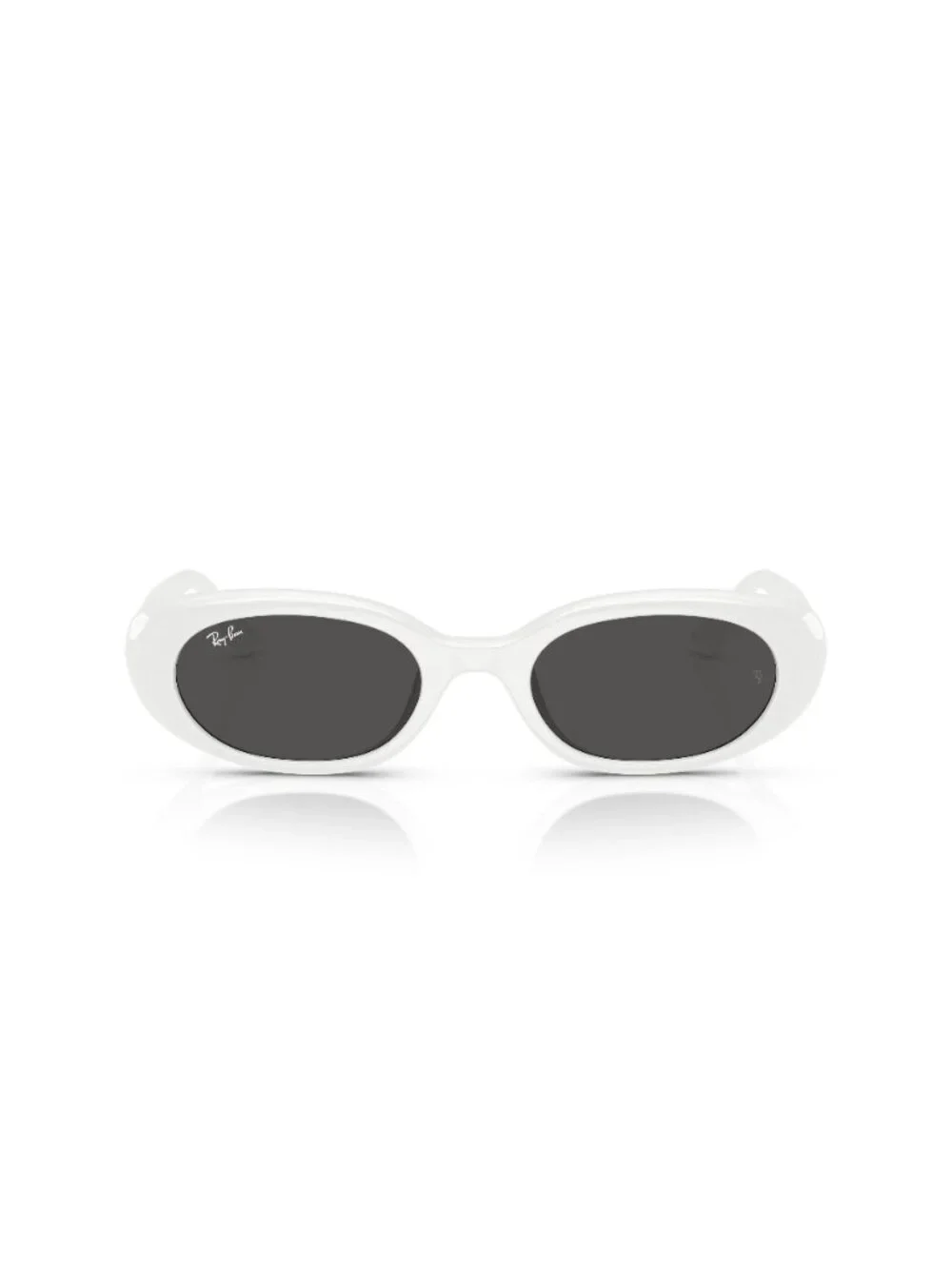 New Ray-Ban Unisex Sunglasses White Grey Lens Injected Frame Ray Ban RB4441D 53